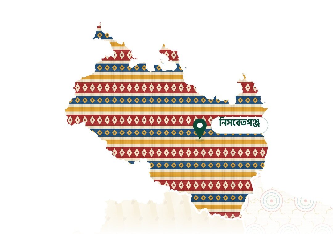 Rangpur division in the video, in the shataranji pattern