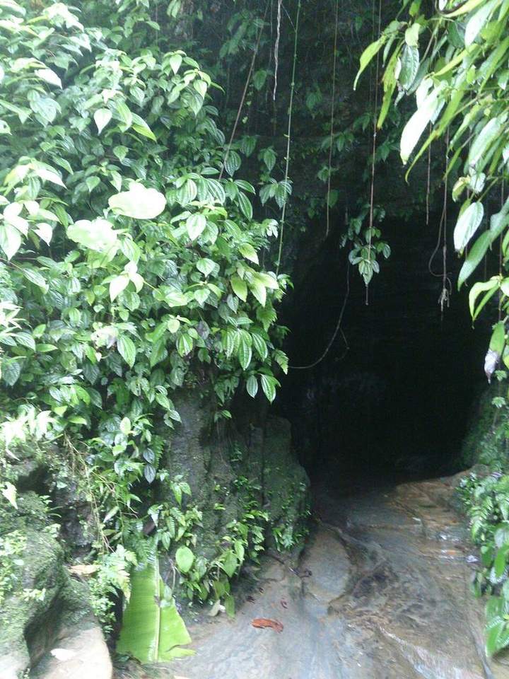 The entrance of Alutila Cave in Khagrachhari