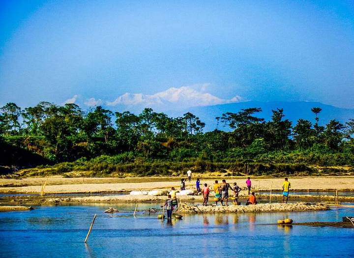 The Mahananda River from Tetulia