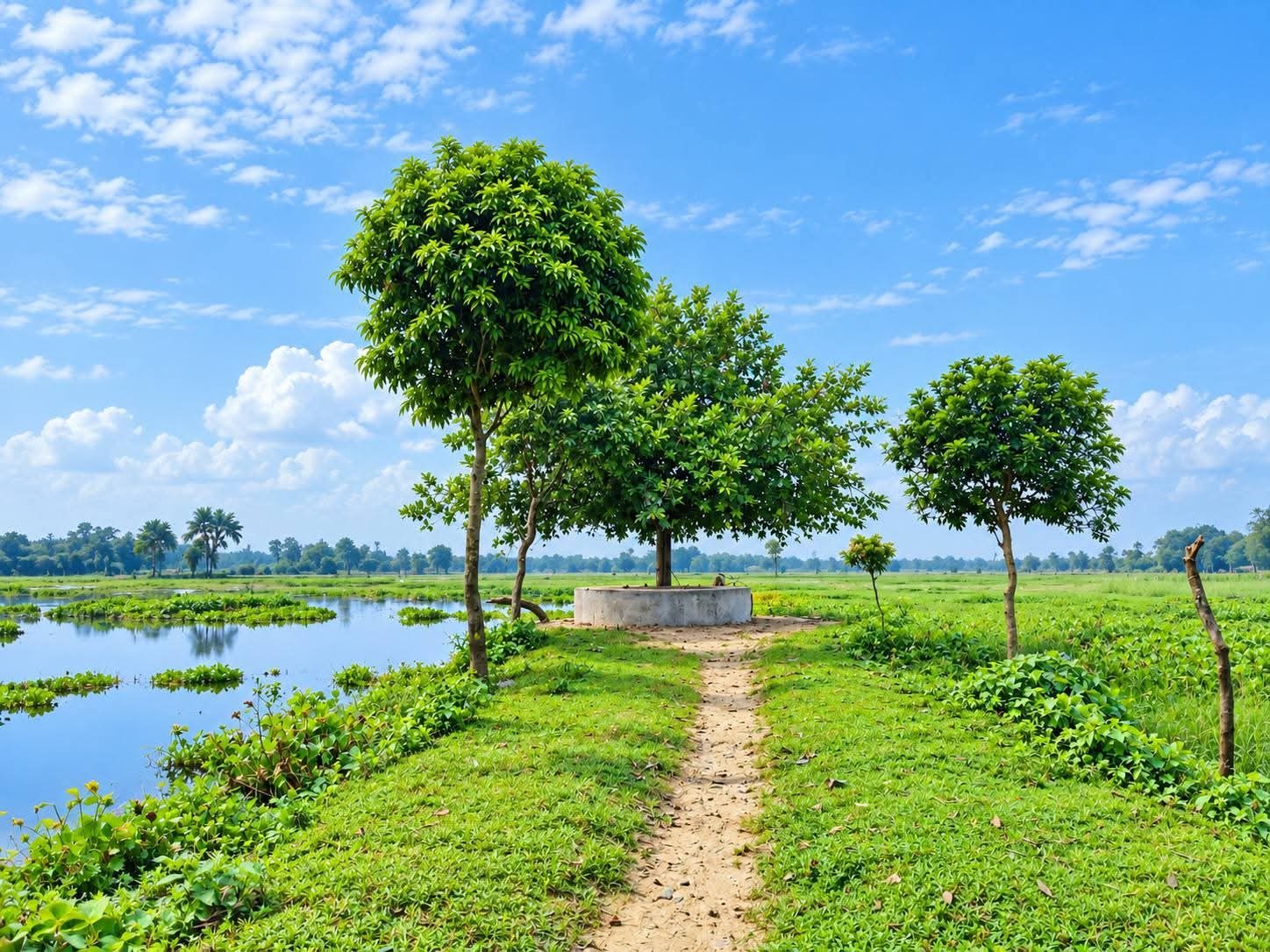 বুড়ির বাঁধ মৎস্য চত্বর, ঠাকুরগাঁও: ছবি ৫